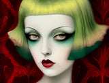 Art Deco - Surreal Flapper girl  Nr. 15