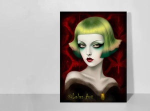 Art Deco - Surreal Flapper girl  Nr. 15