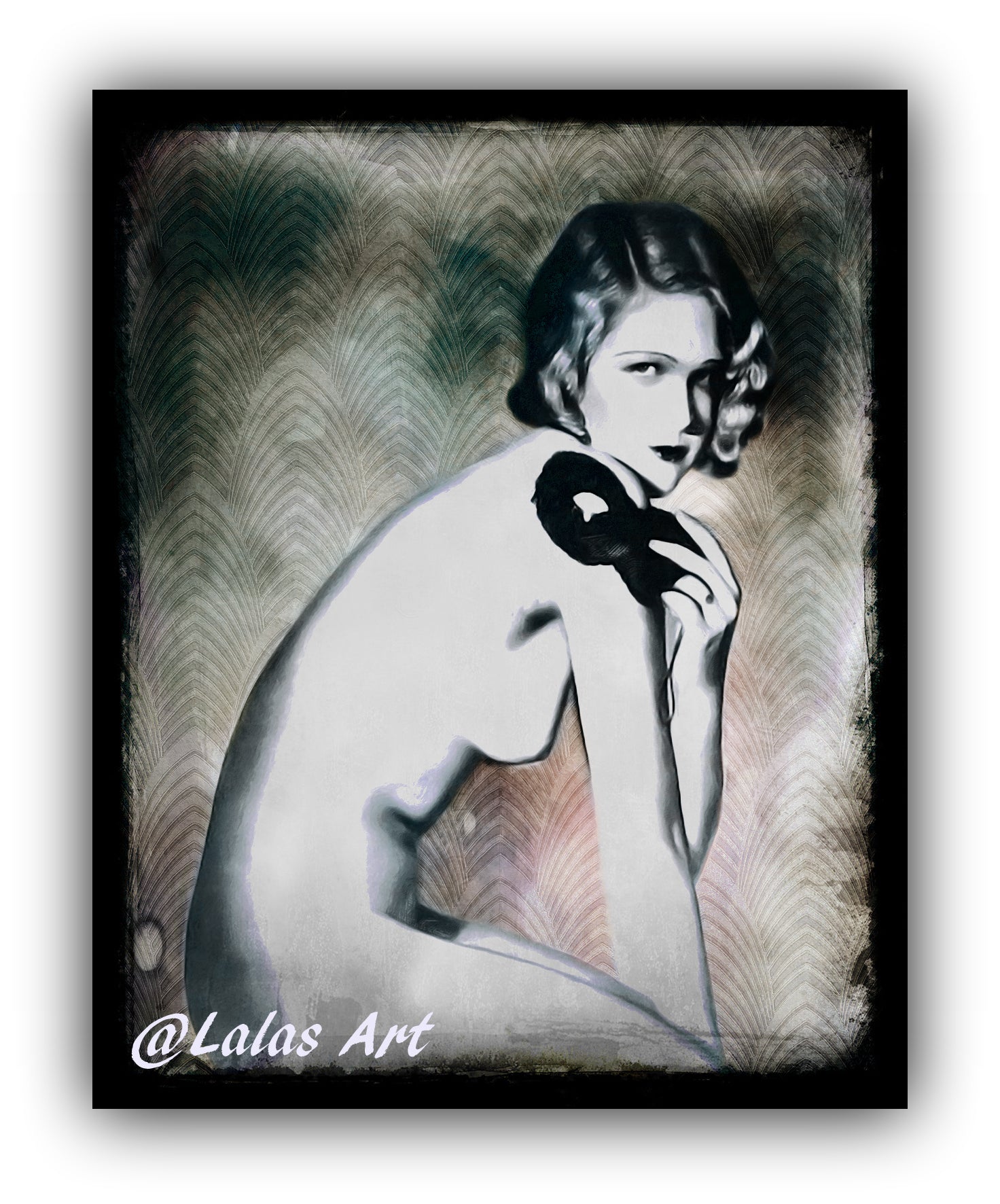 Art Deco Flapper Girl Nude Romantic 1920s Erotic Golden Age