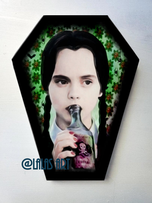 Coffin shaped - Wednesday Addams - The Addams Family